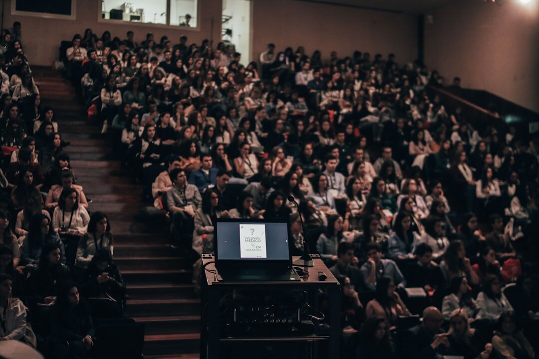 speaker connecting with audience
