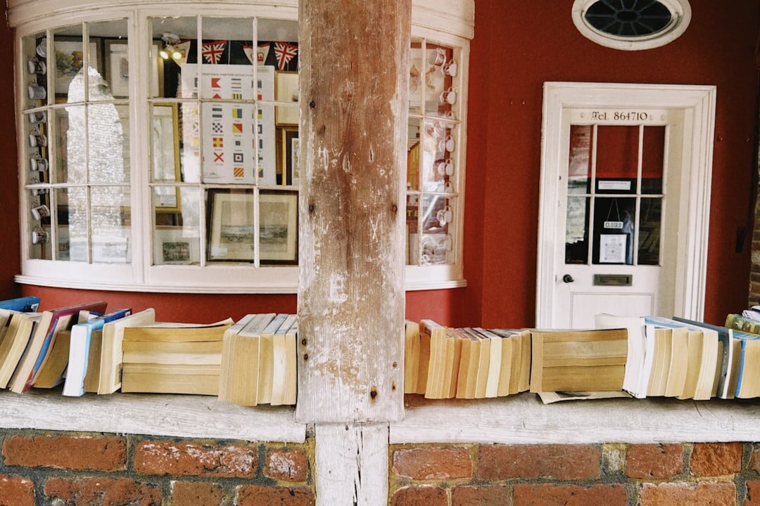 reading book by window