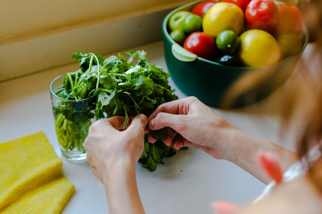 healthy meal preparation